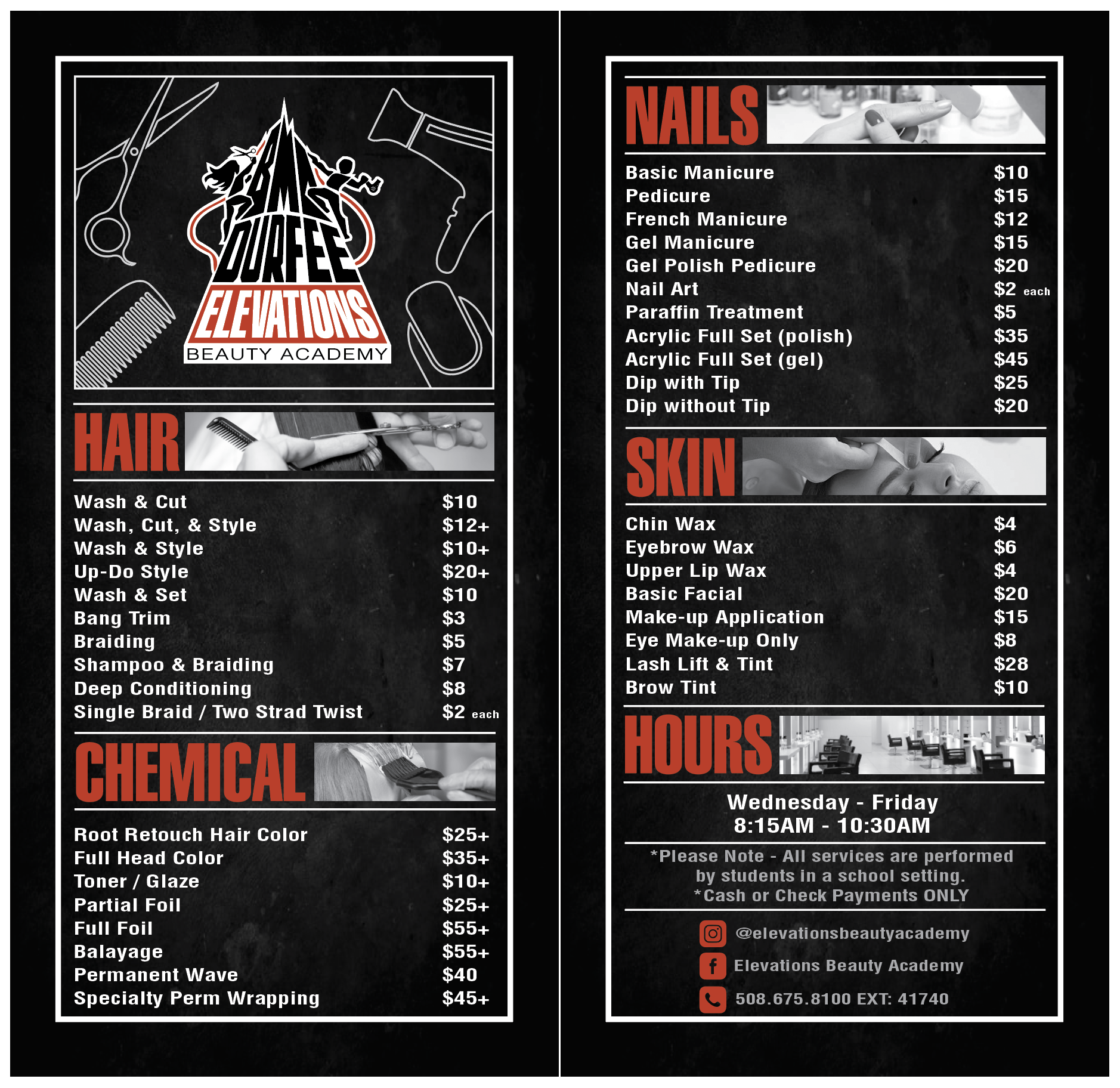 Granite Grille Restaurant Menu