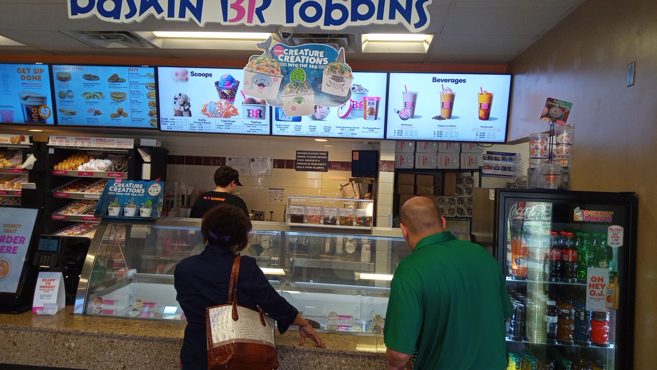 Baskin-Robbins Menu