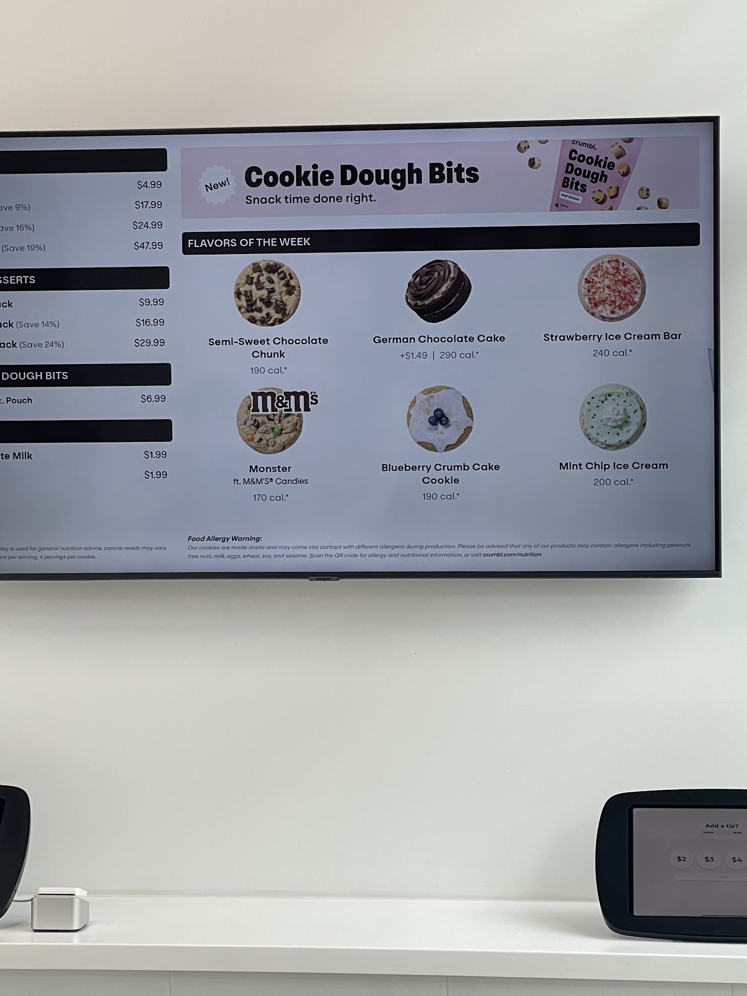 Crumbl - Foxborough Menu