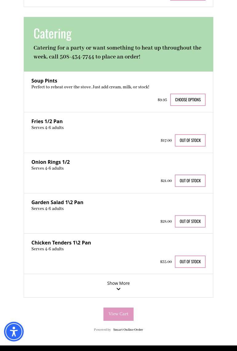 Murphy’s Eats & Treats Menu