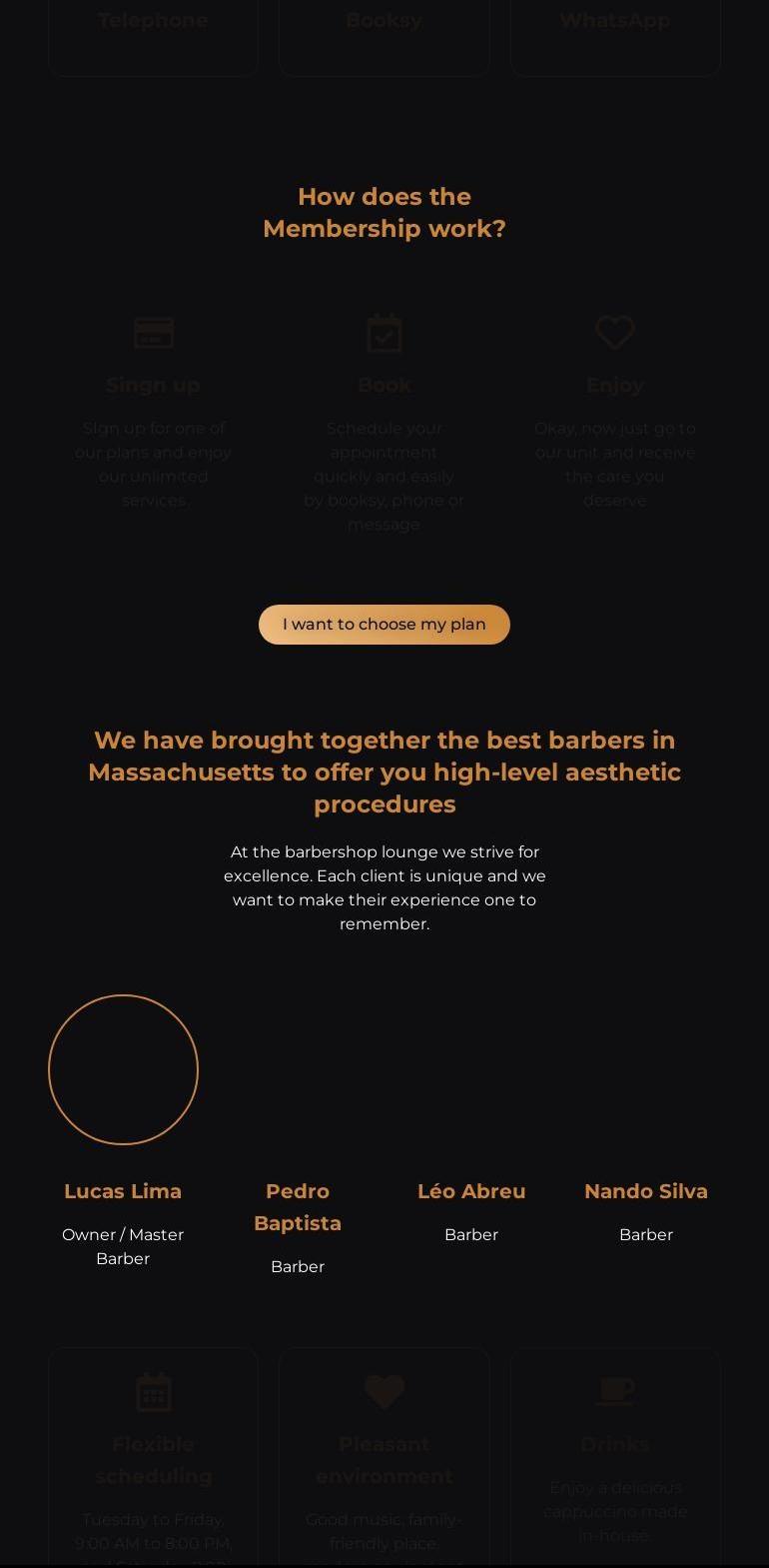 Lucas Lima Barbershop & Beauty Salon 7 Dennison Ave, Framingham Massachusetts 01702