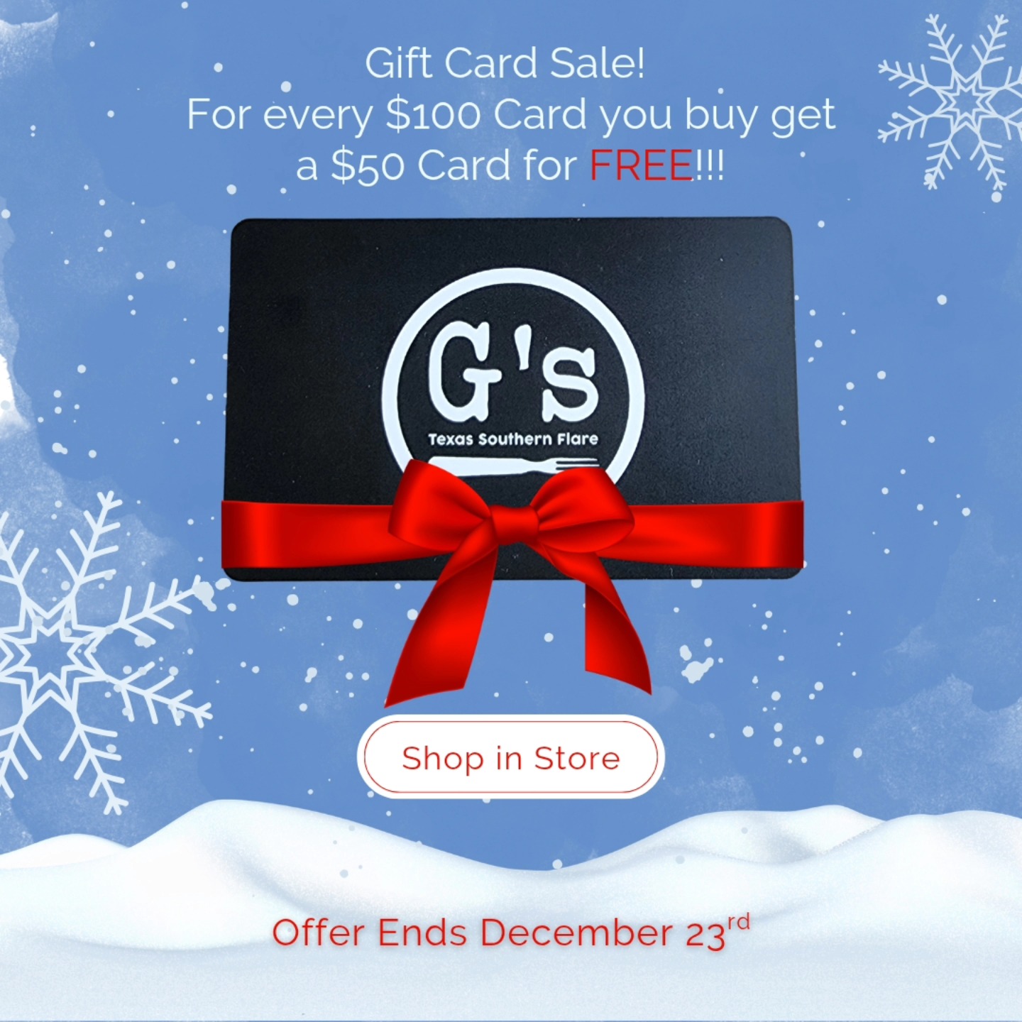 G's Texas Southern Flare Haverhill