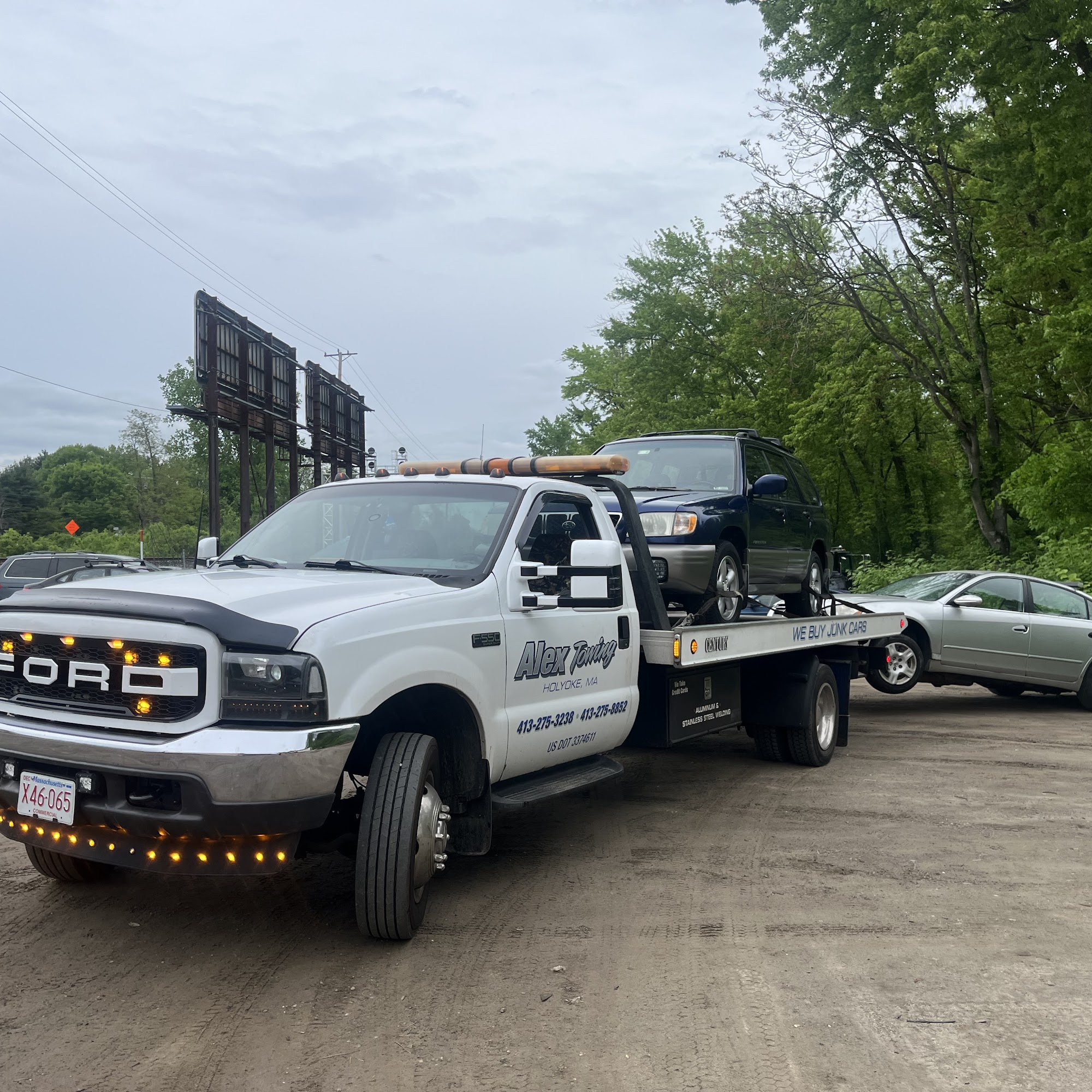 Alex towing Holyoke