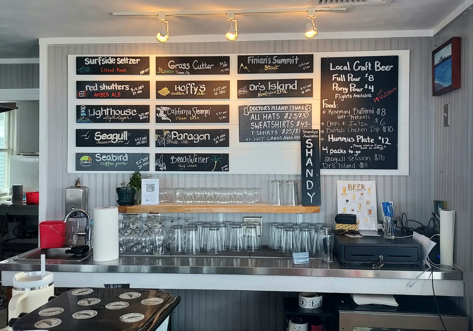 Doctor's Island Brewing Co. Menu