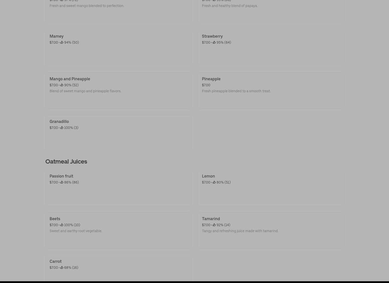 Pastelitos Place Menu