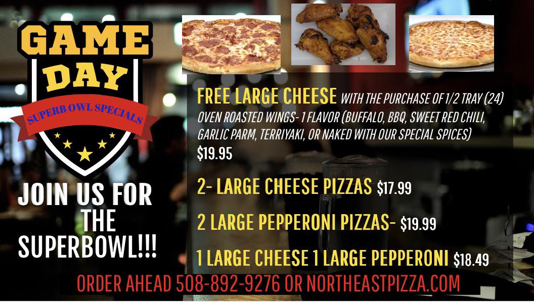 Northeast Pizza Menu