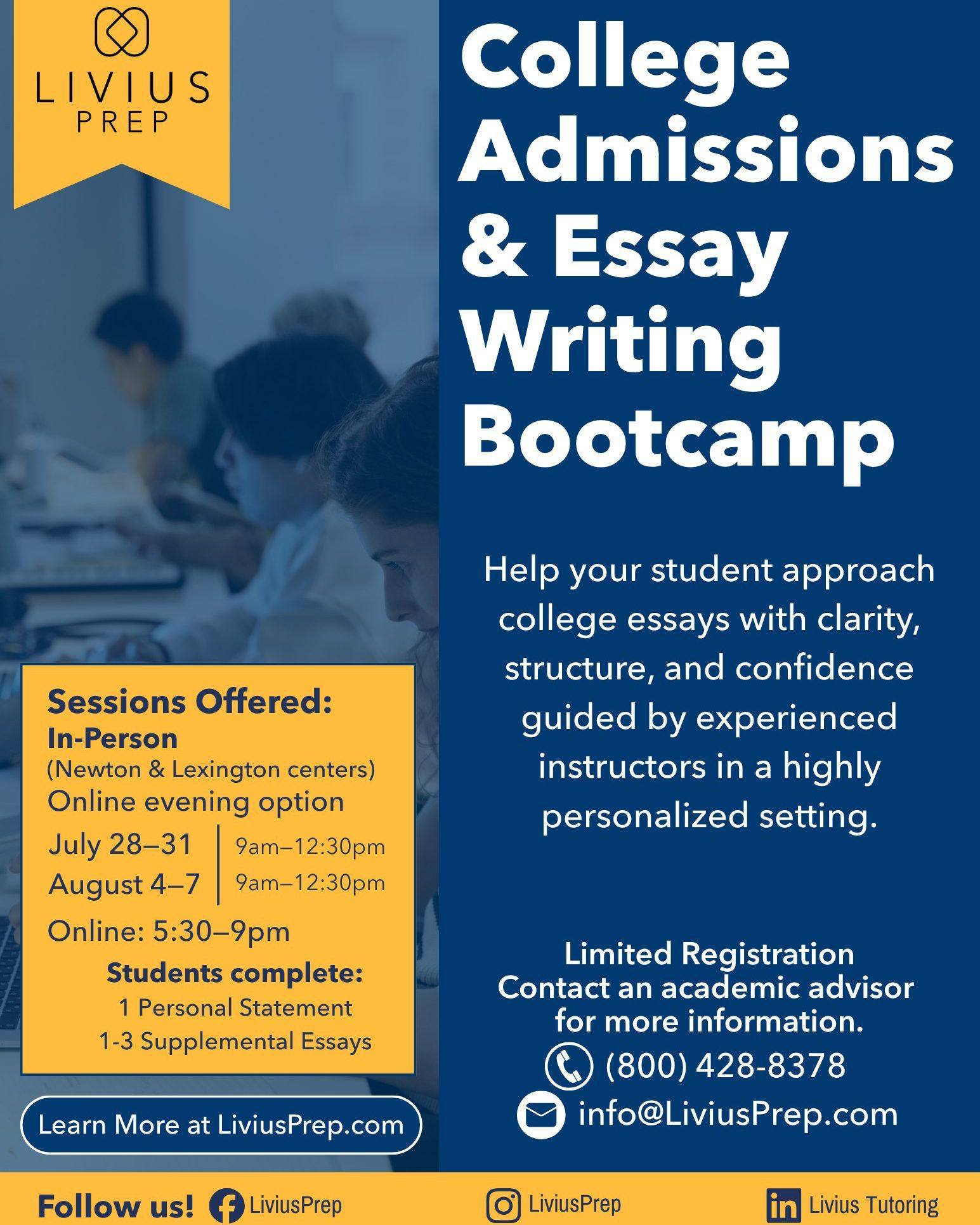 Livius Prep - Lexington 9 Meriam St STE 26, Lexington, MA 02421