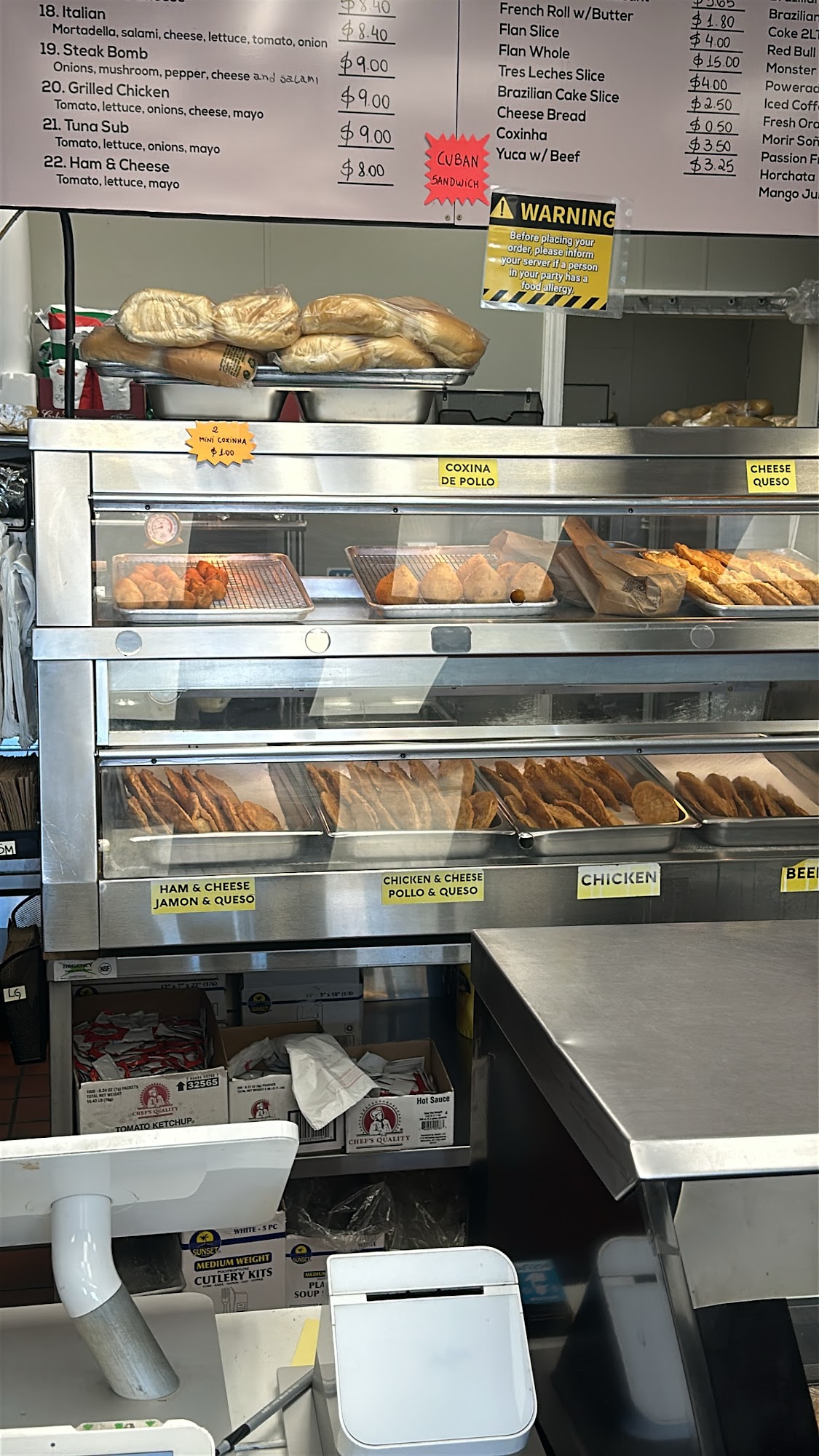 Padaria Brasileira Lynn Menu