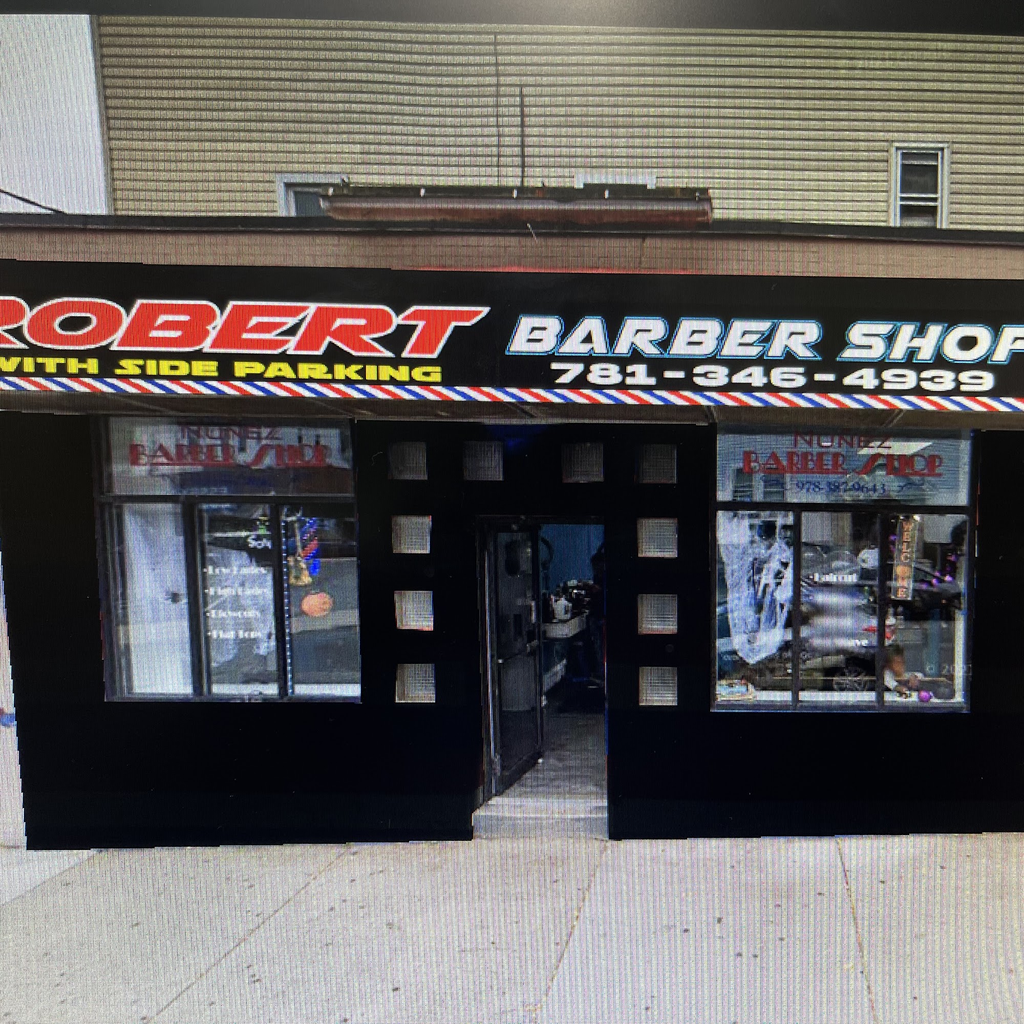 Robert barbershop 420 Essex St, Lynn Massachusetts 01902
