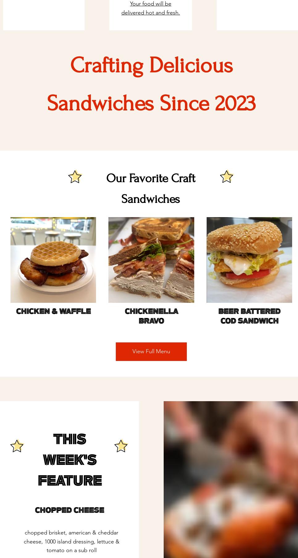 Lucy's Craft Deli Menu