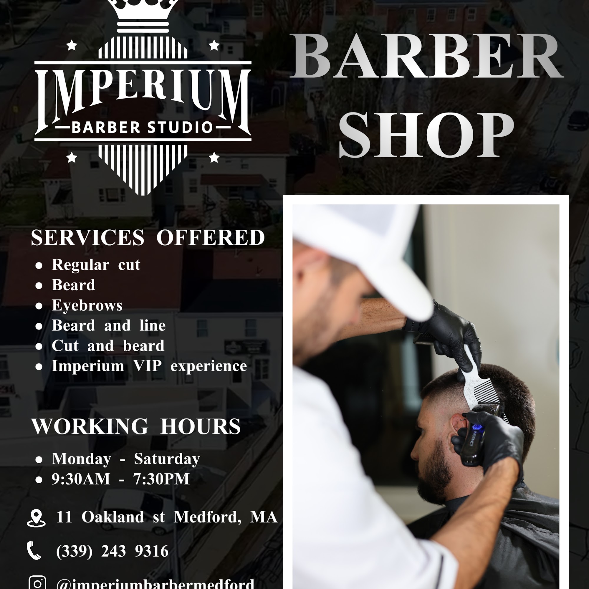 Imperium Barber Studio Medford 11 Oakland St, Medford Massachusetts 02155