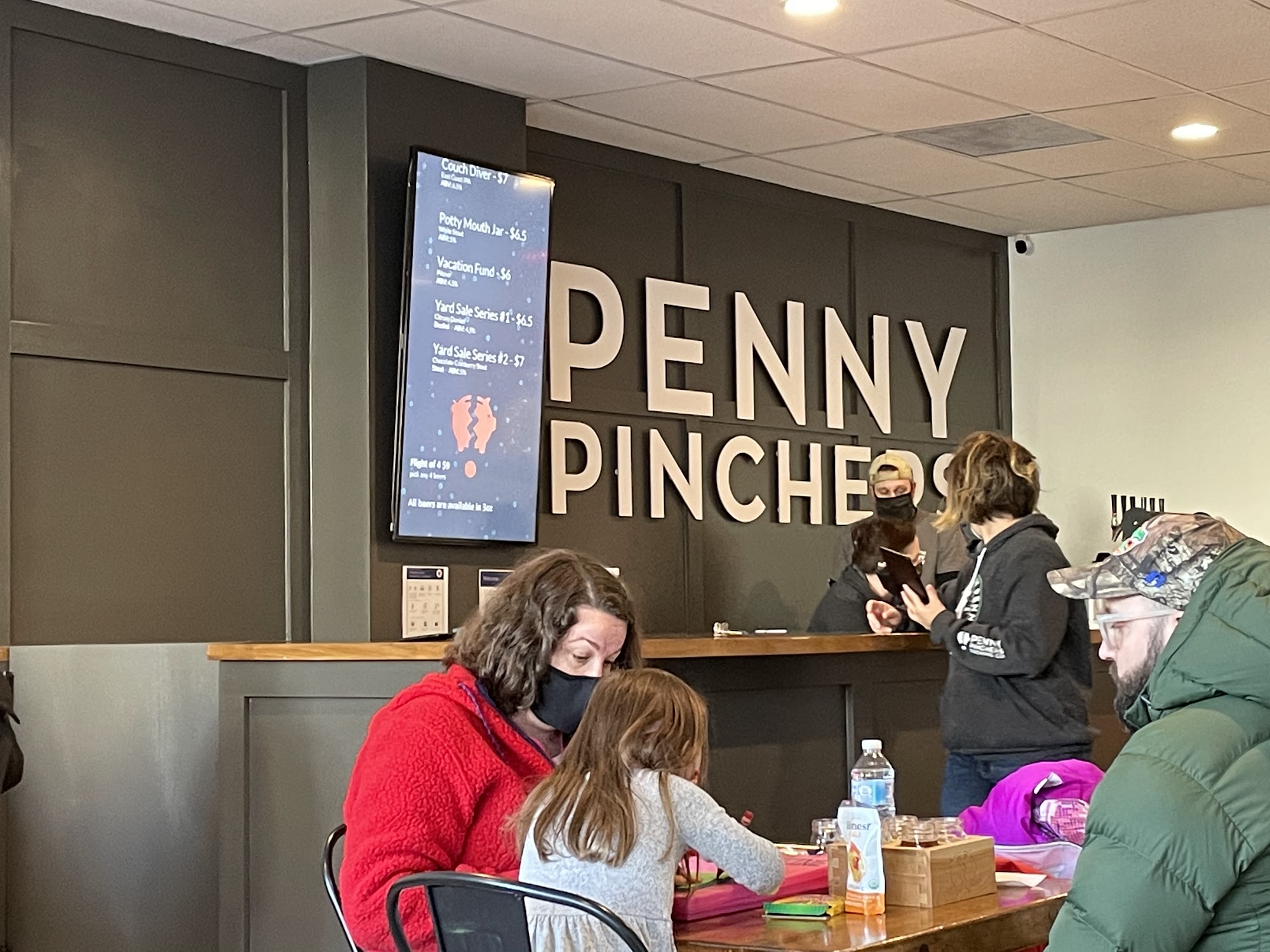Penny Pinchers Brewing CO Menu