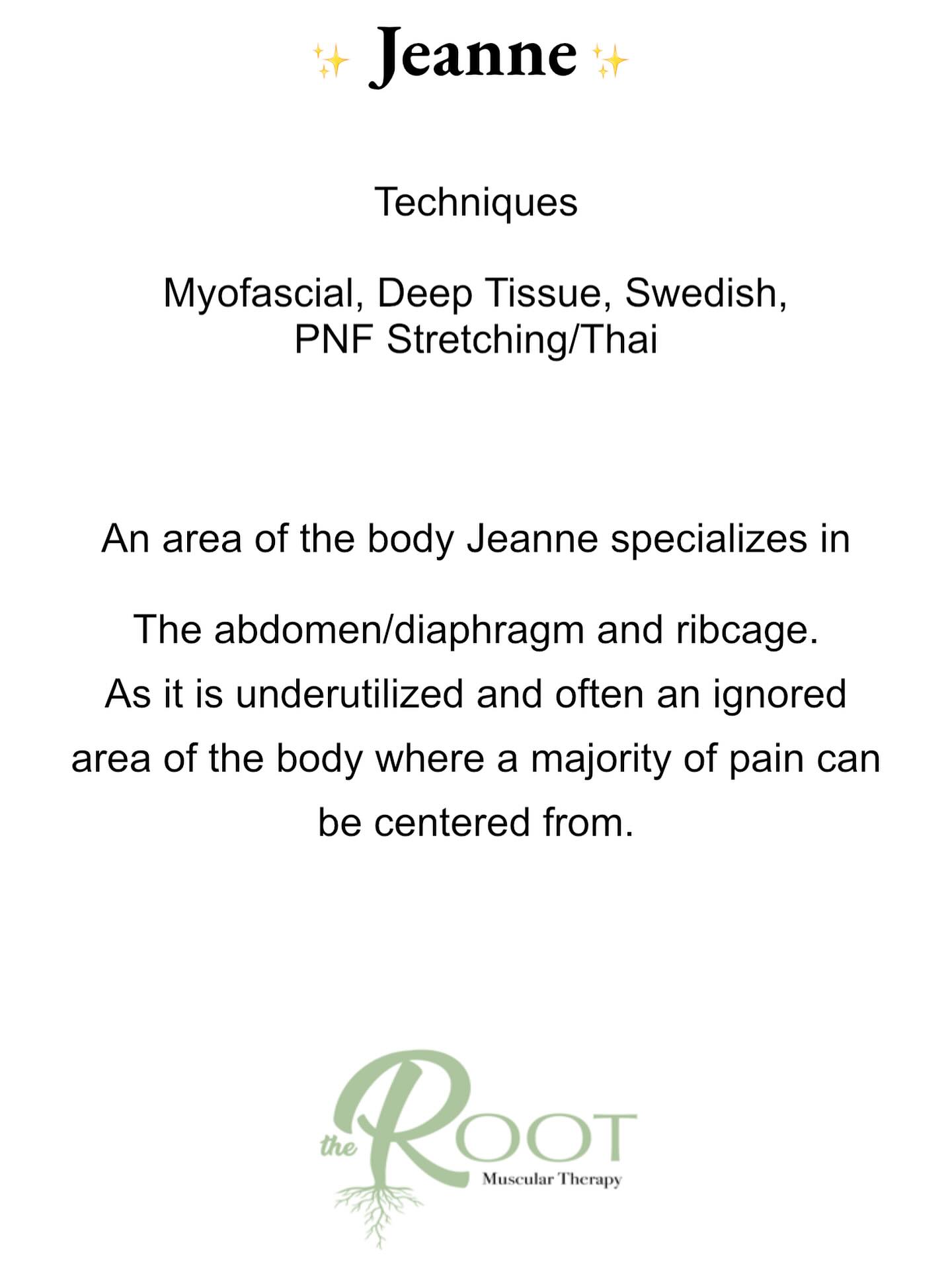 The ROOT Muscular Therapy