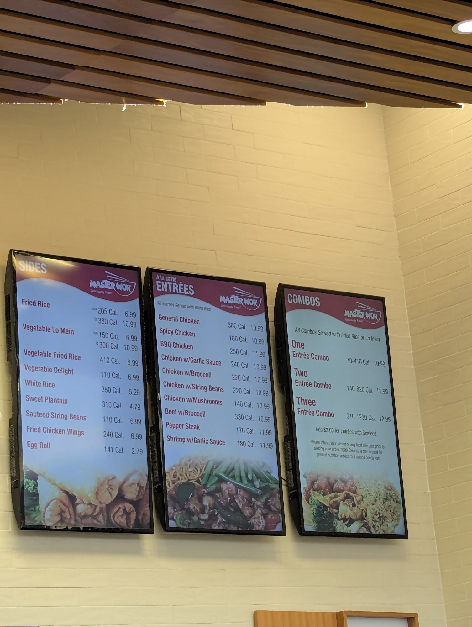 Master Wok Menu