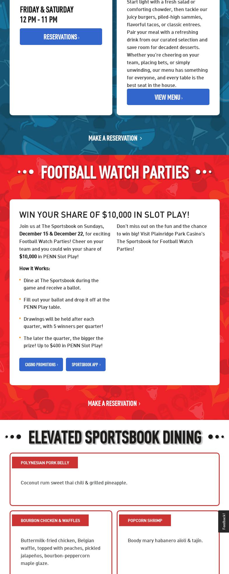 Revolution 1776 Lounge Menu