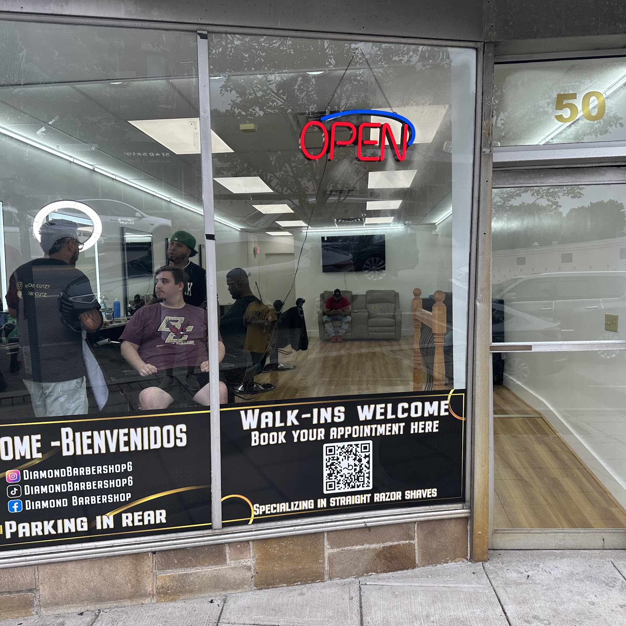 Diamond BarberShop 50 N Main St, Randolph Massachusetts 02368