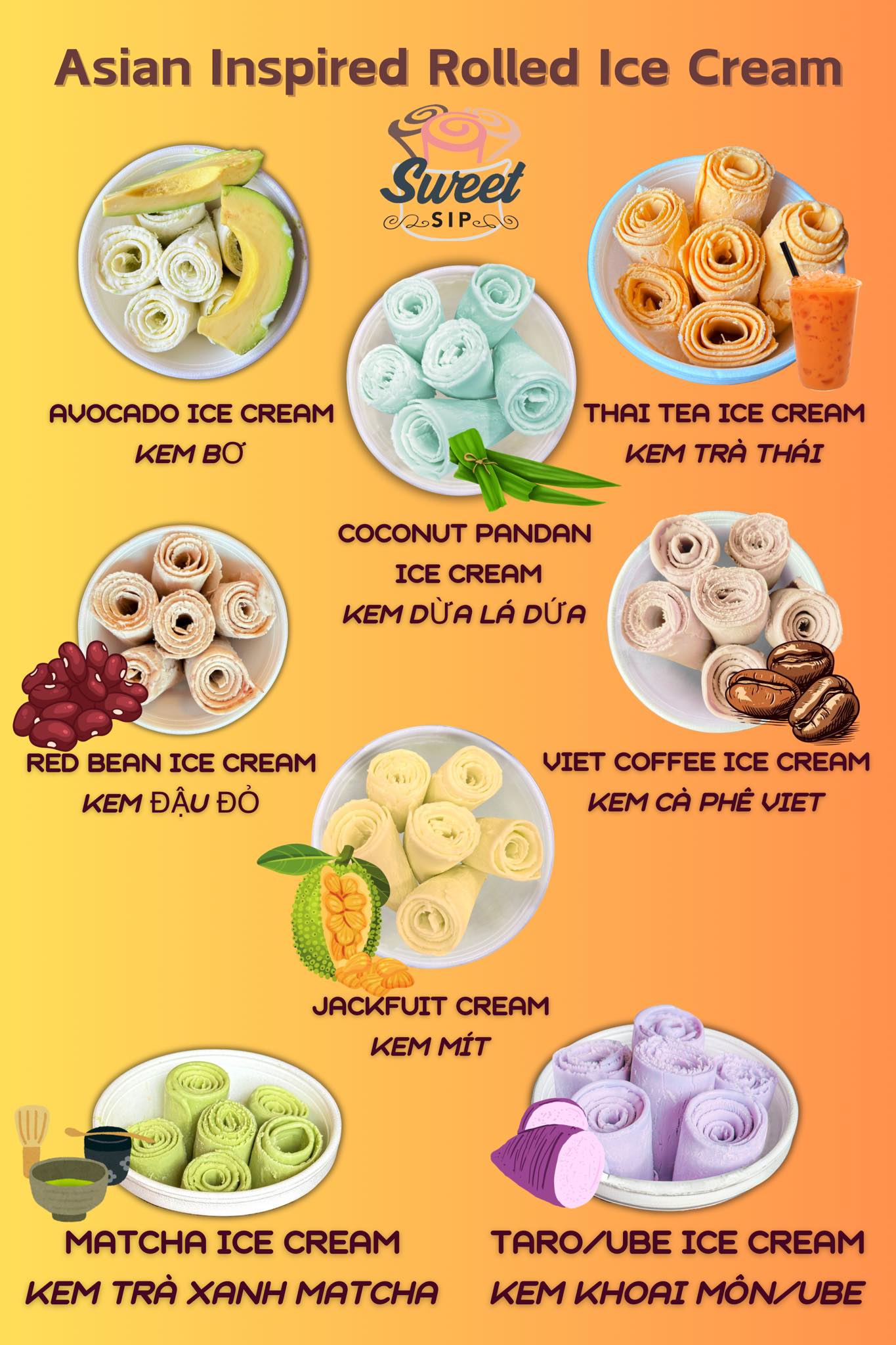 Sweet Sip Saugus Menu