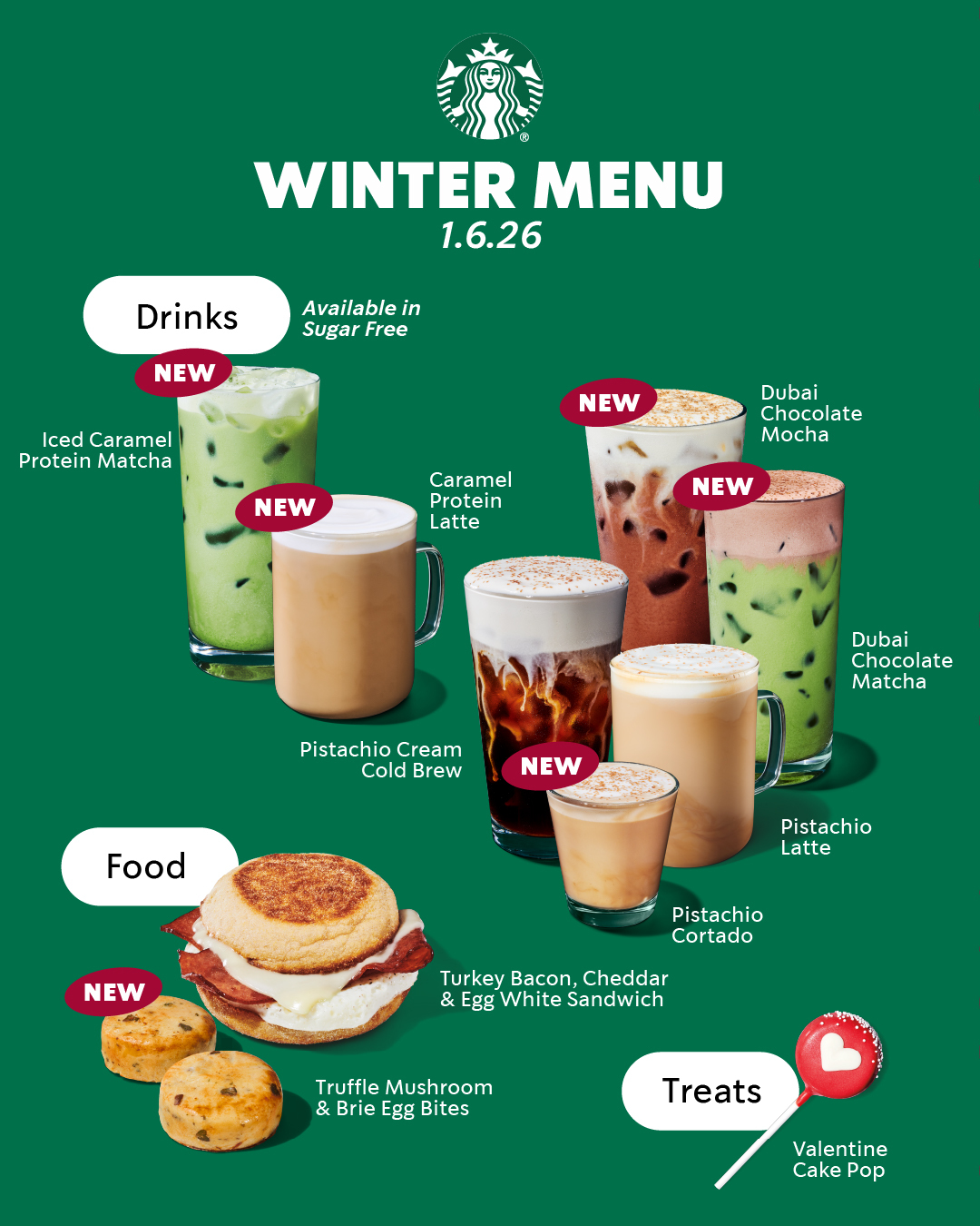 Starbucks Coffee Company Menu