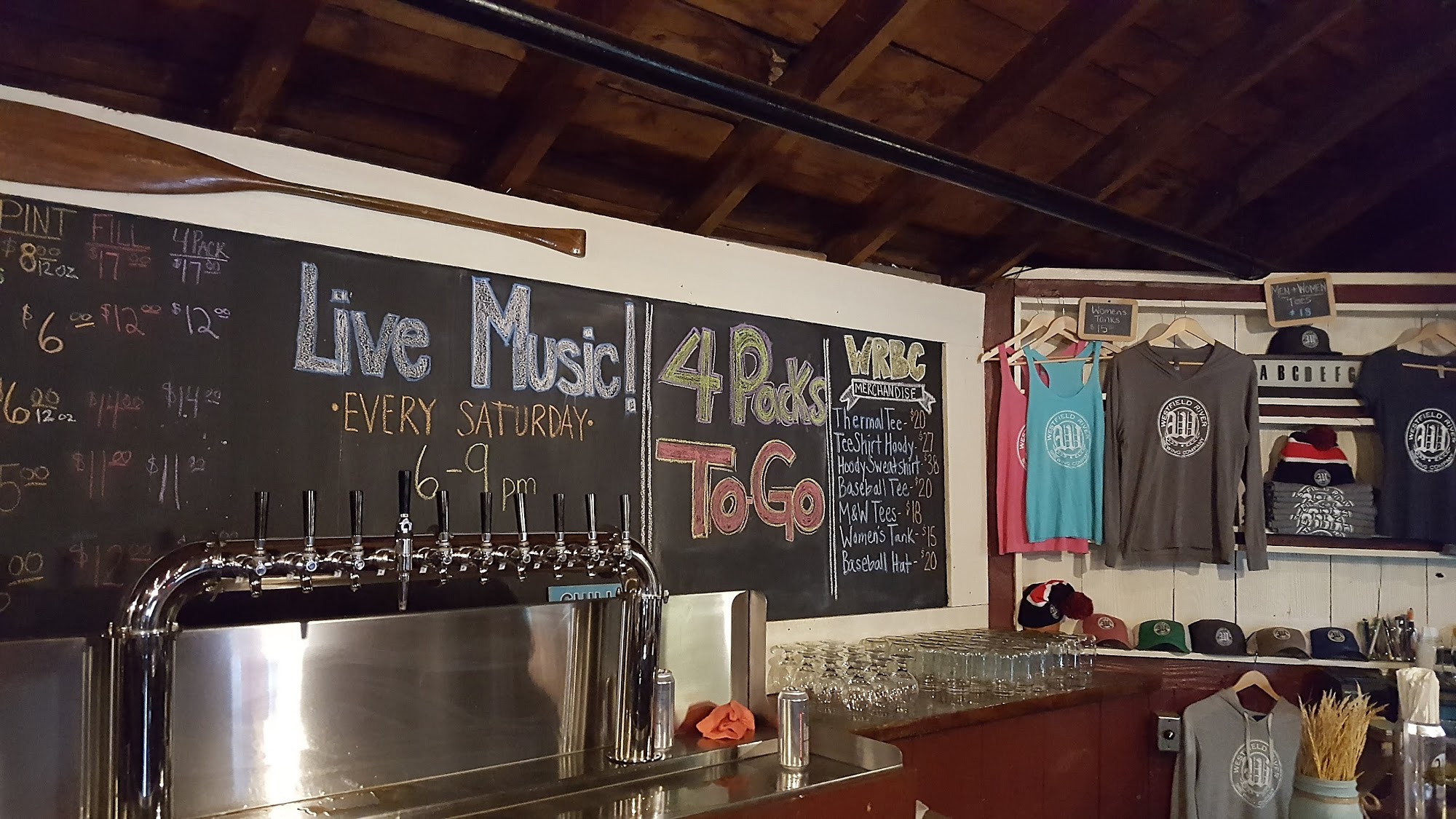 Westfield River Brewing Company Menu