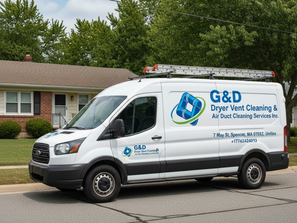 G&D Dryer Vent Cleaning & Air Duct Cleaning Services Inc. 7 May St, Spencer Massachusetts 01562