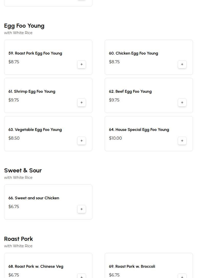 Red Apple Menu