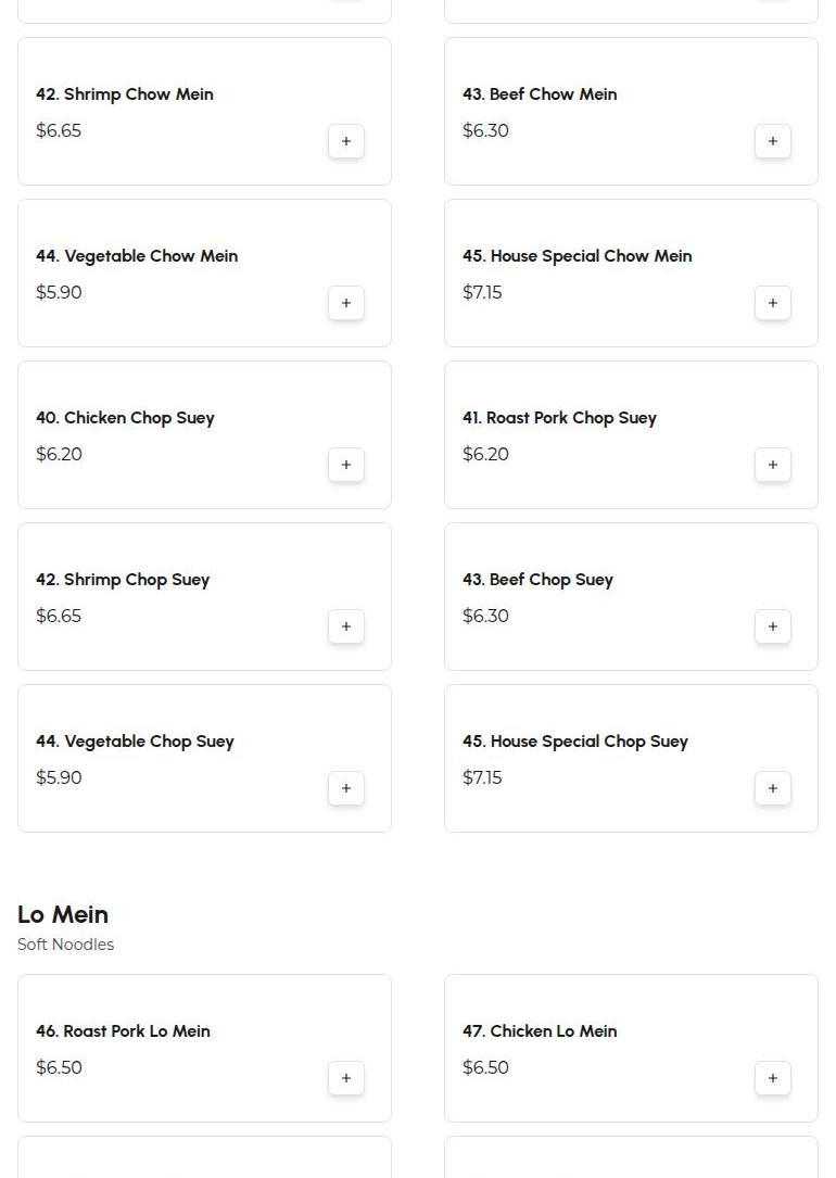 Red Apple Menu