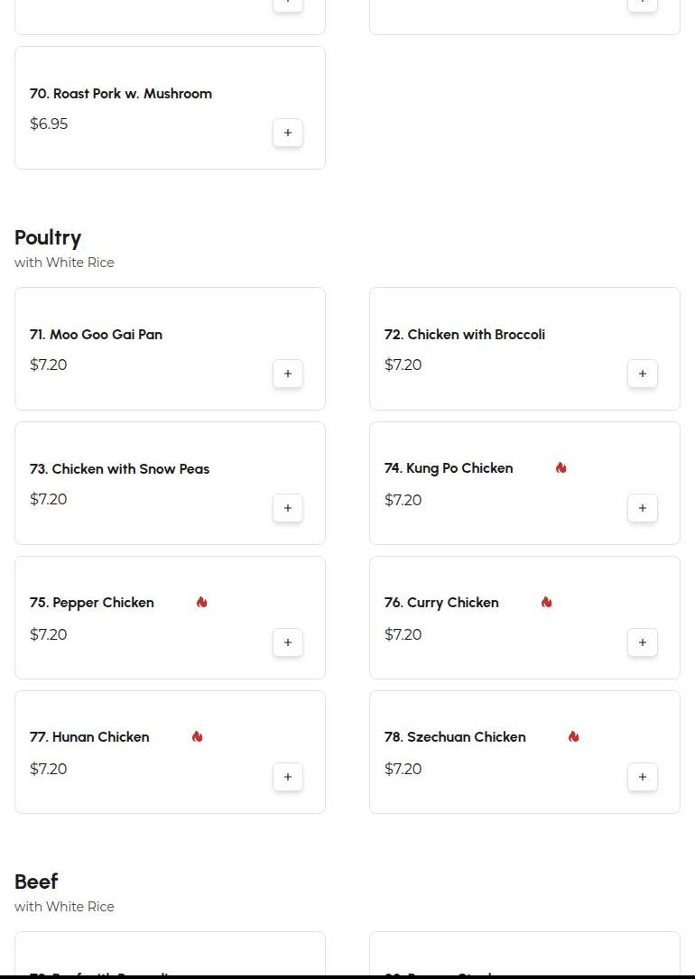 Red Apple Menu