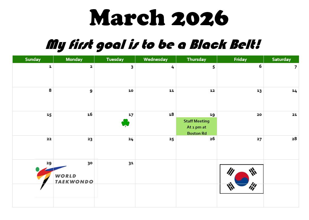 Choi's World Tae Kwon DO Training