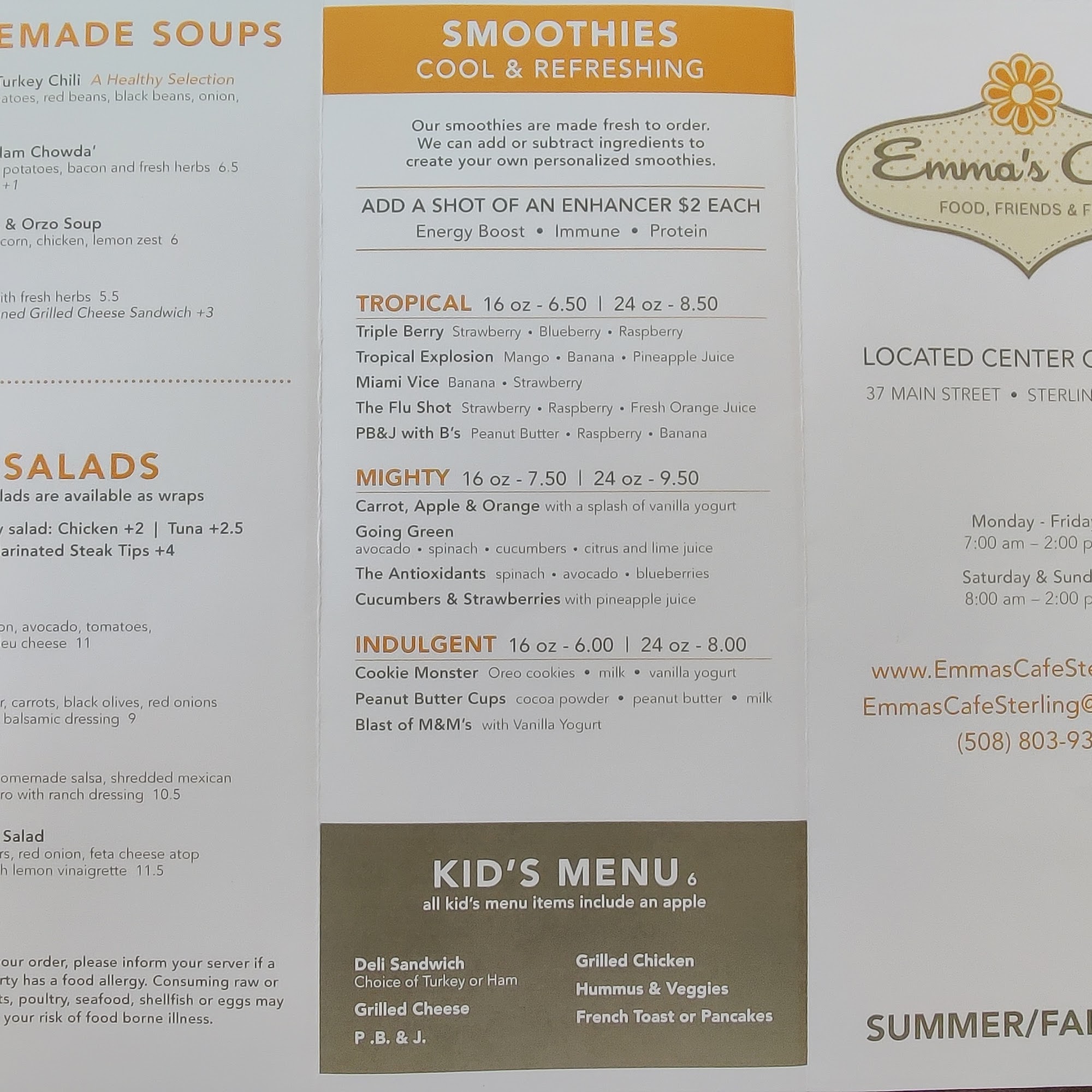 Emma's Cafe Sterling