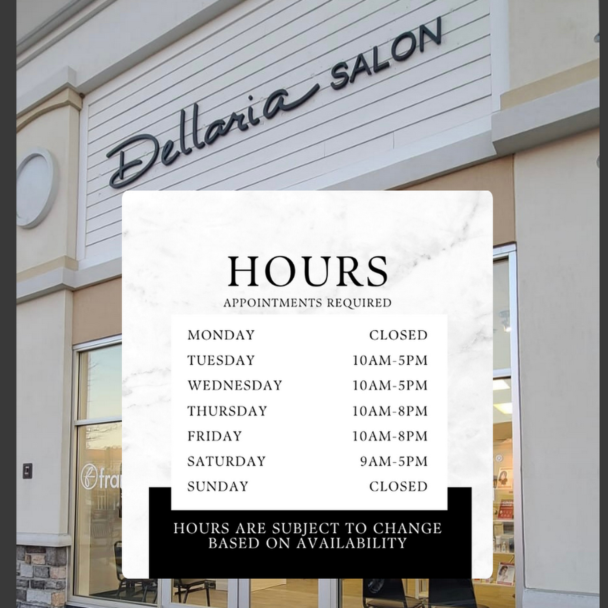 Dellaria Salon at Wareham Crossing 2421 Cranberry Hwy Suite 330, Wareham Massachusetts 02571