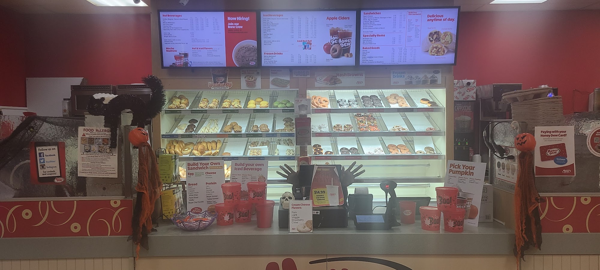 Honey Dew Donuts Menu