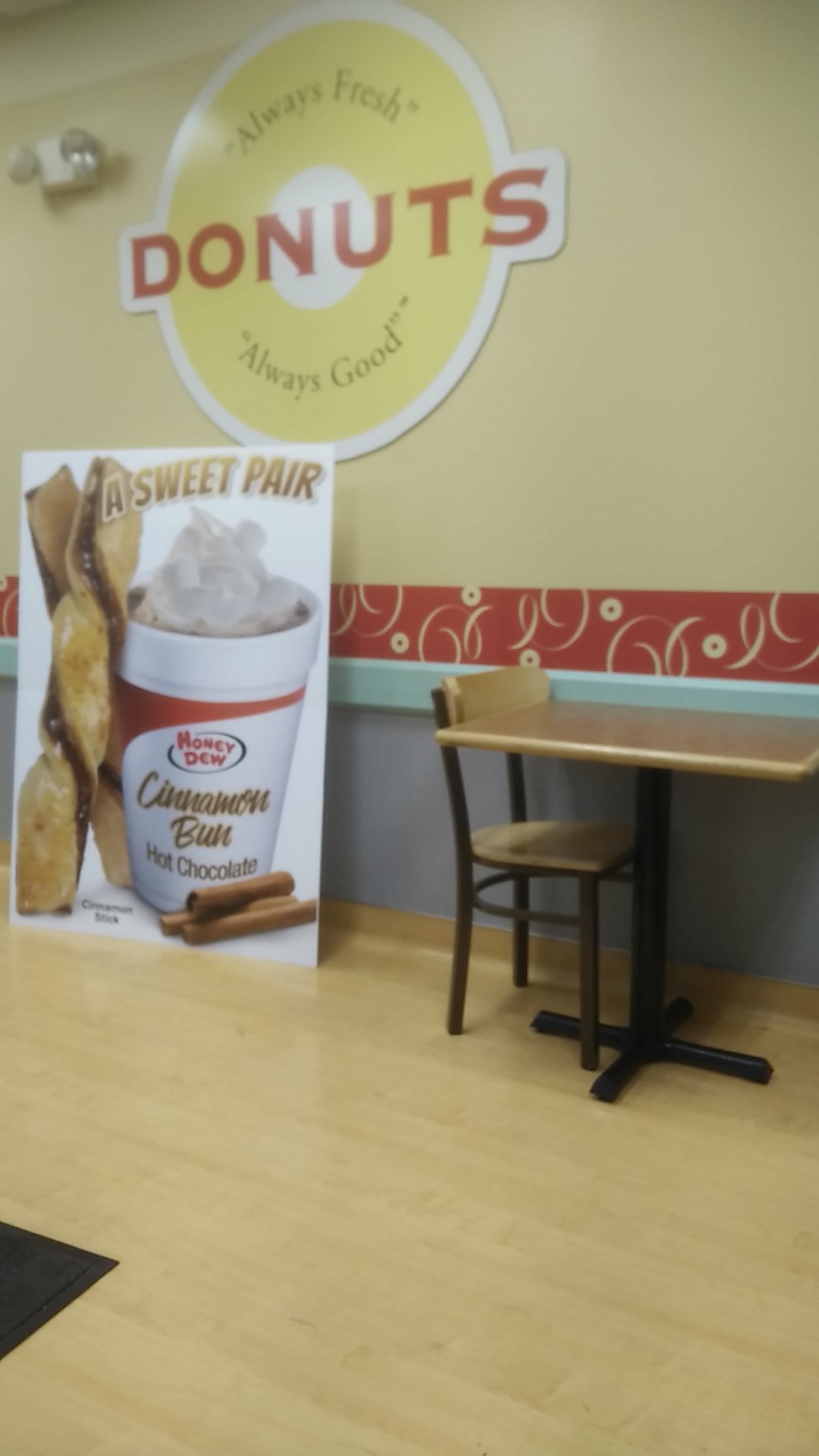 Honey Dew Donuts Menu