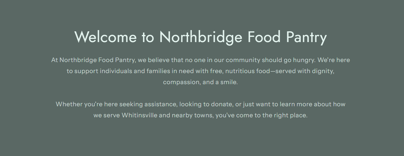 NAC Food Pantry Whitinsville