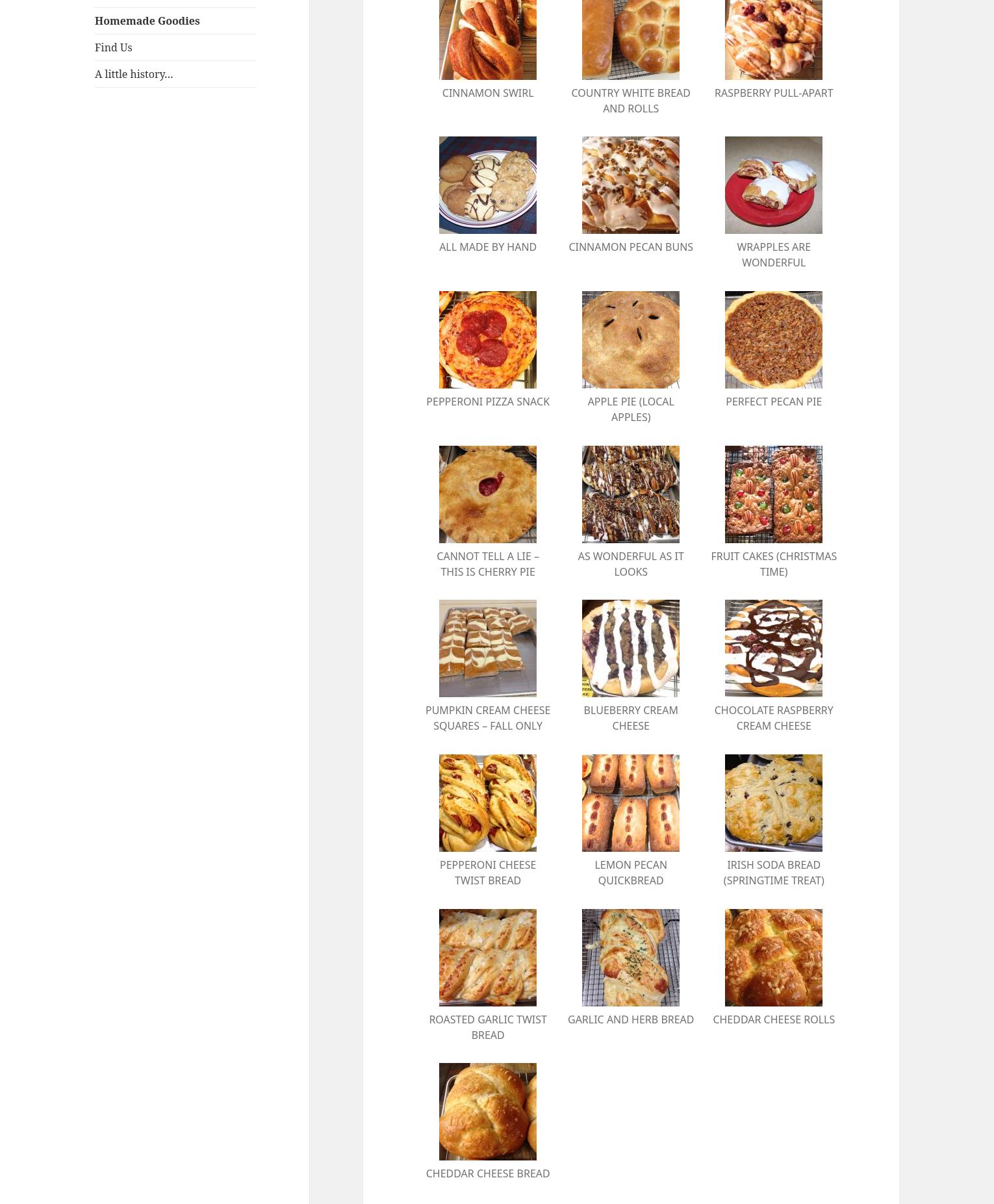 Williamsburg General Store Menu