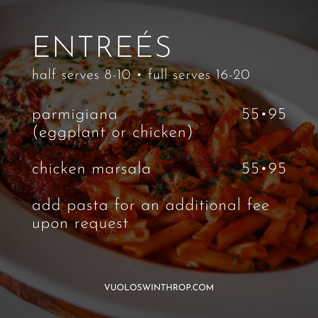 Vuolo's Menu