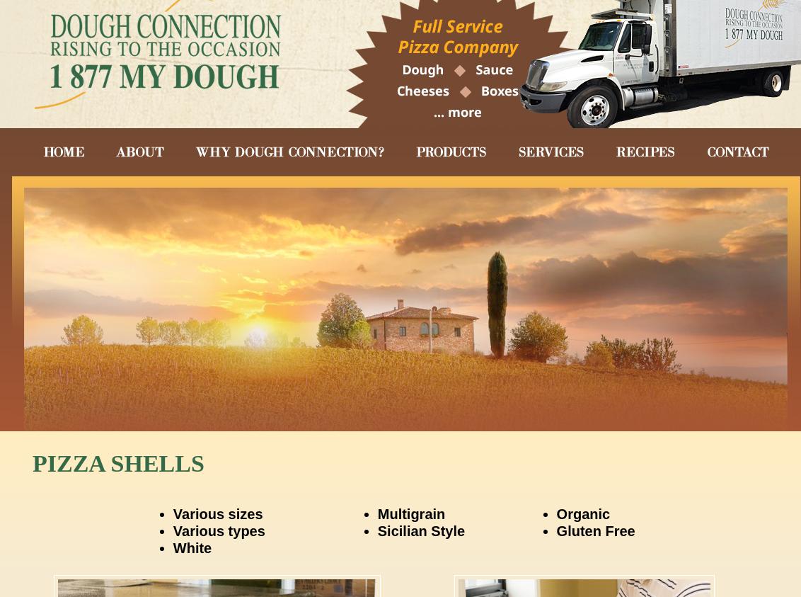 Dough Connection Menu