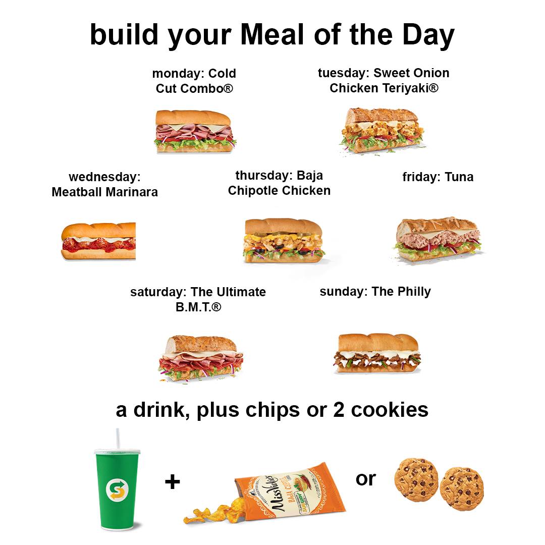 SUBWAY Menu