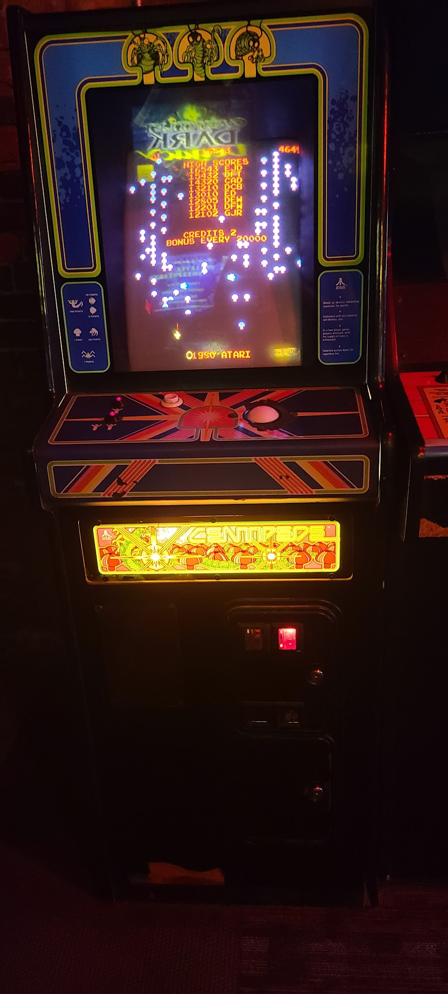 Free Play Bar Arcade Menu