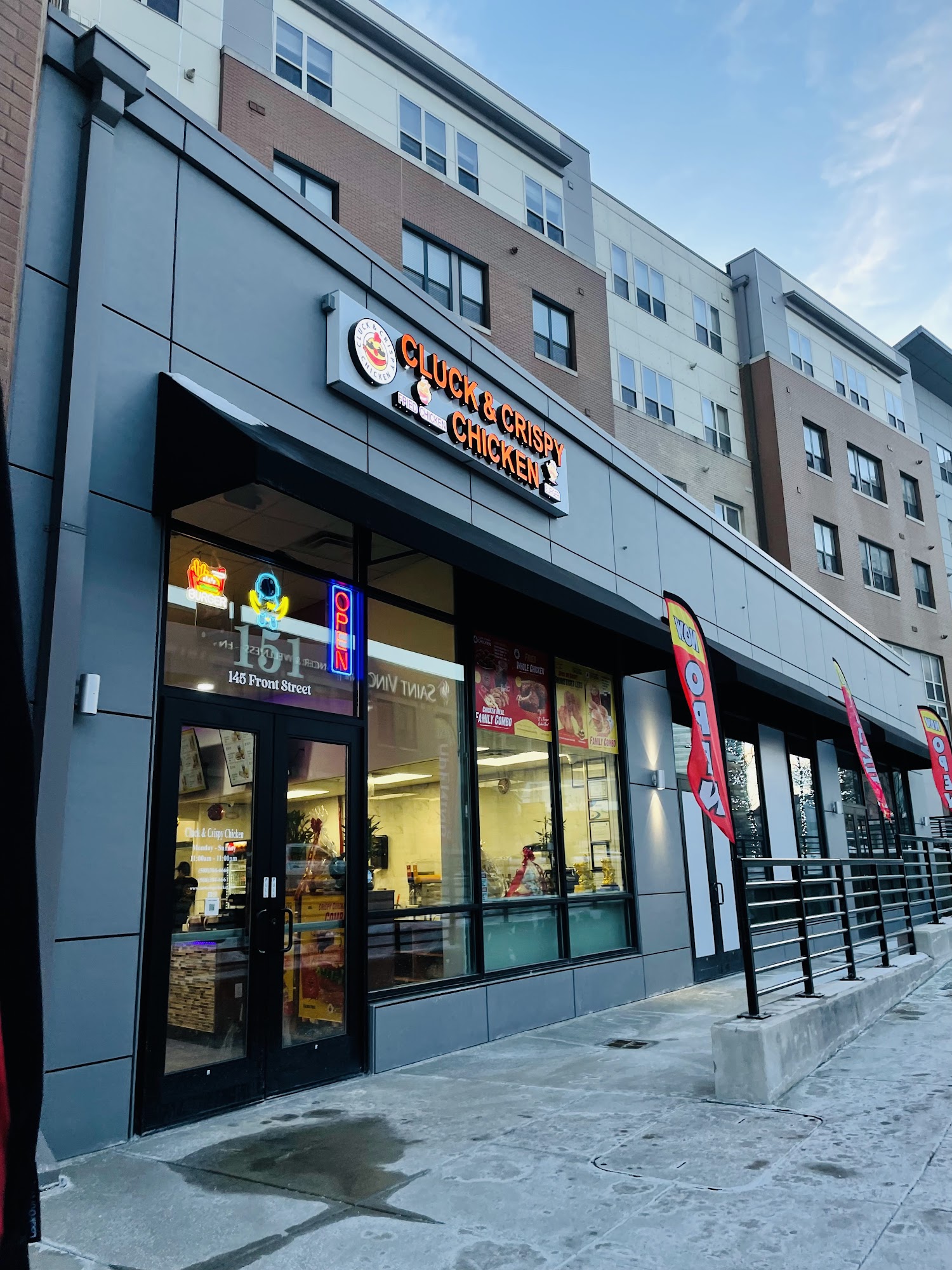 Cluck & Crispy Chicken 151 Front St, Worcester, MA 01608