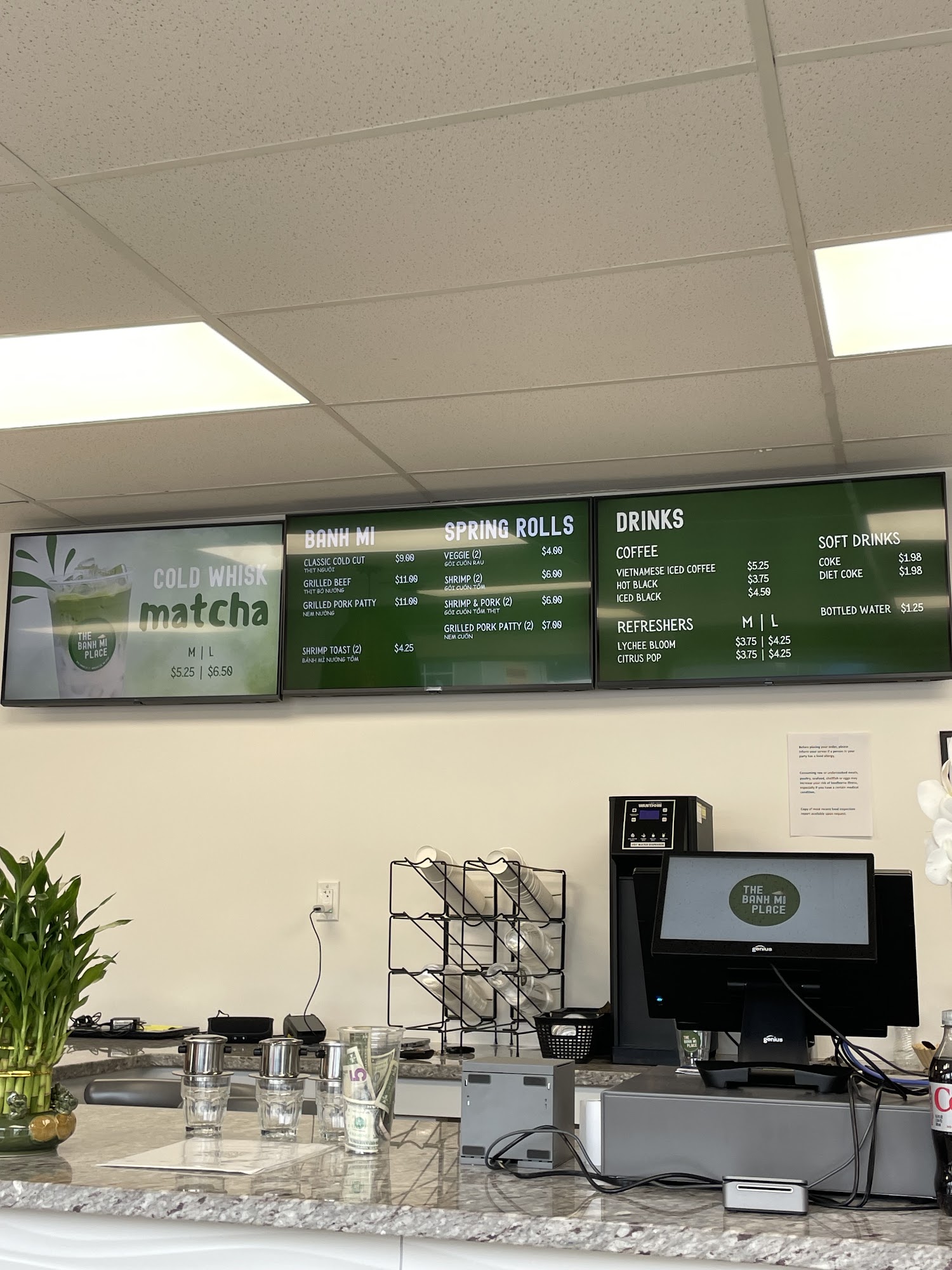 The Banh Mi Place Menu