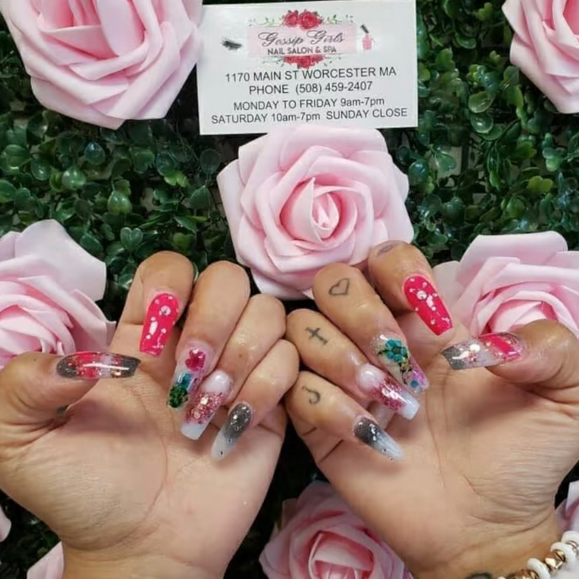 Gossip Girl Nail Salon & Spa 1170 Main St, Worcester Massachusetts 01603