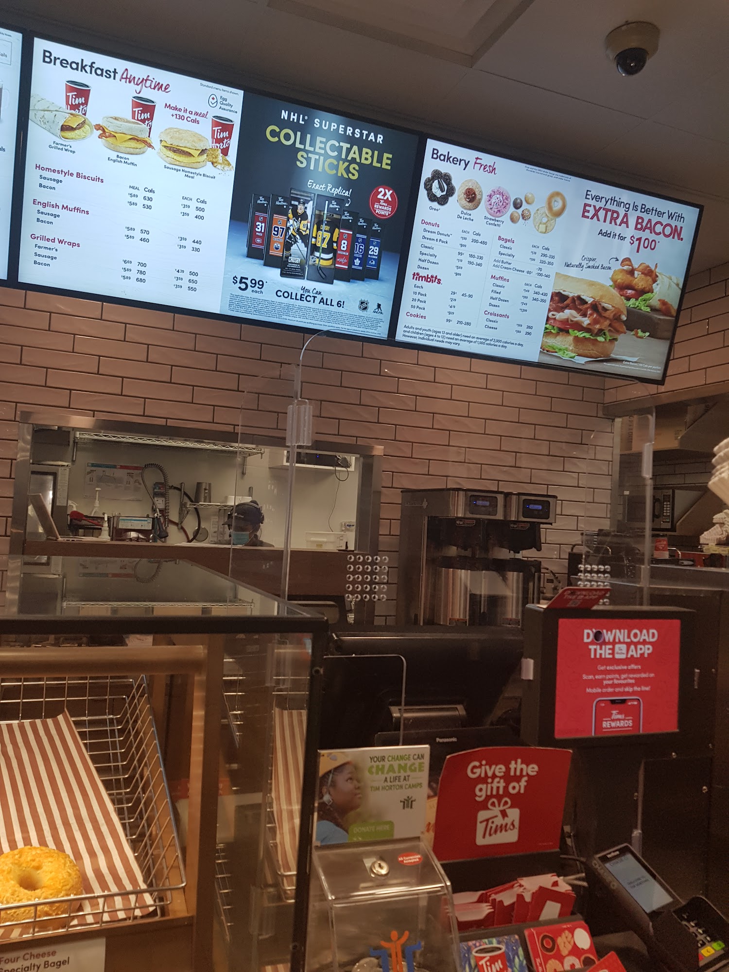 Tim Hortons Menu