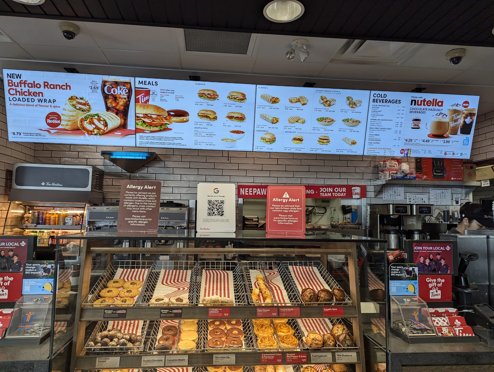 Tim Hortons Menu