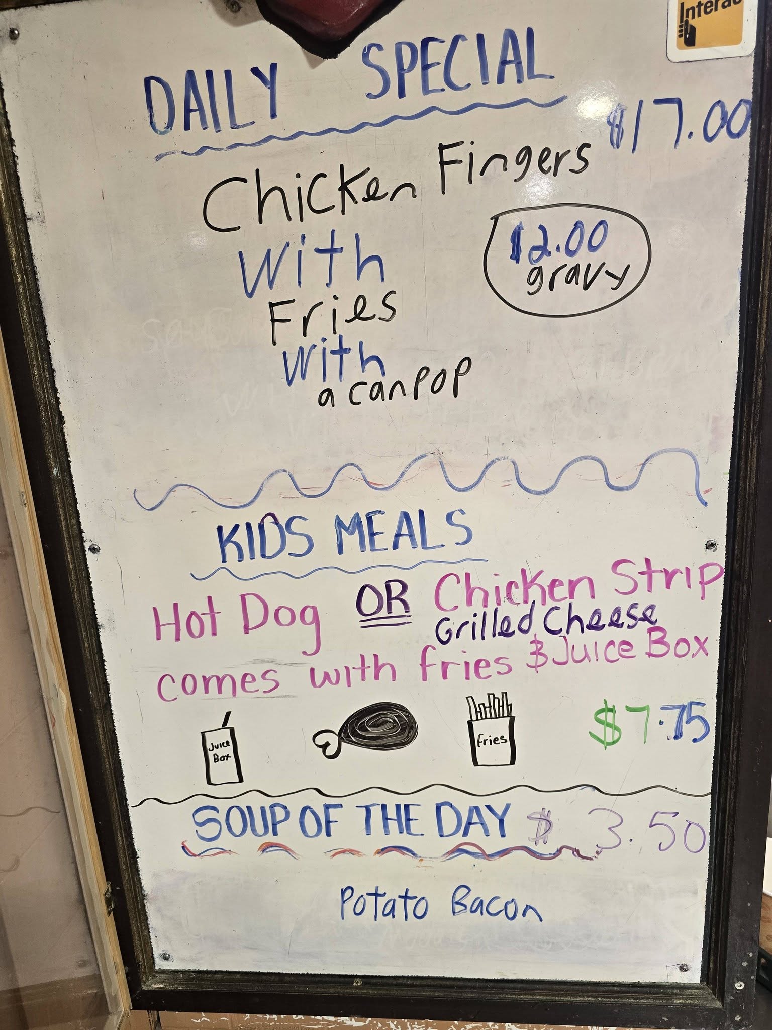 Lions-Dish Restaurant Menu