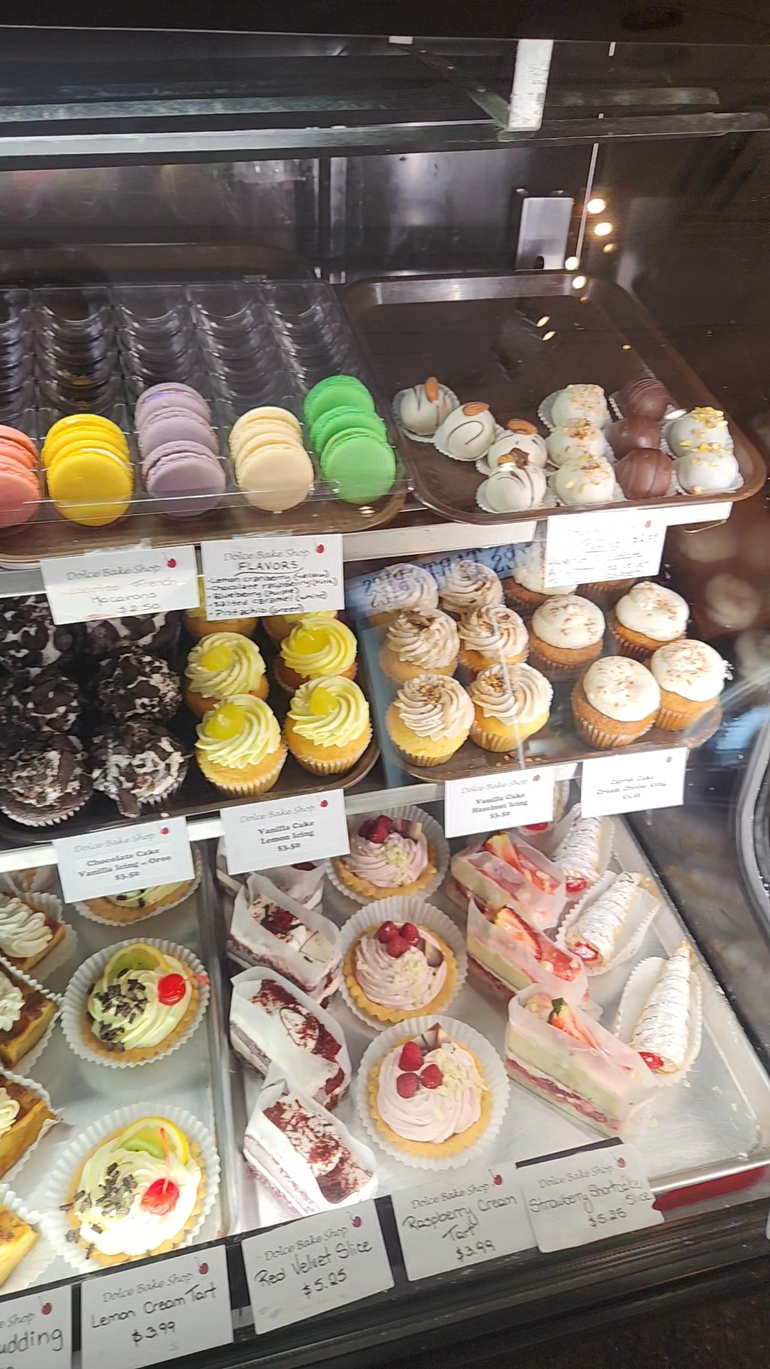 Dolce Bake Shop Menu