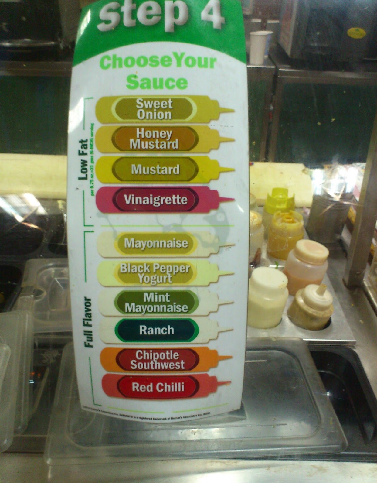 Subway Menu