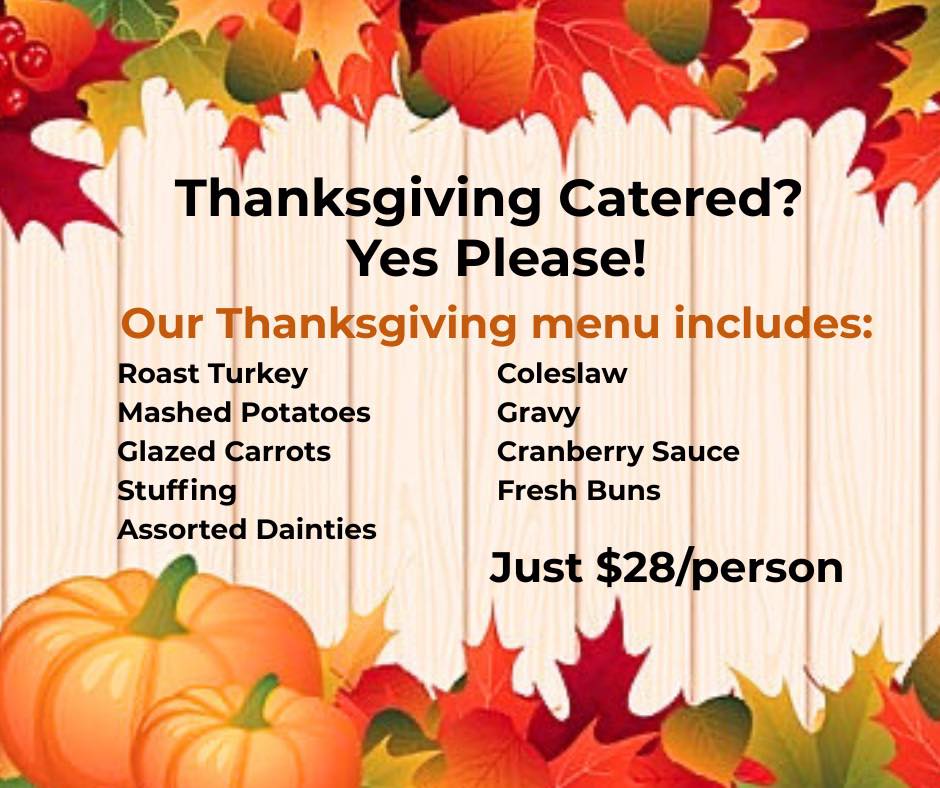 CJL Specialty Catering Menu