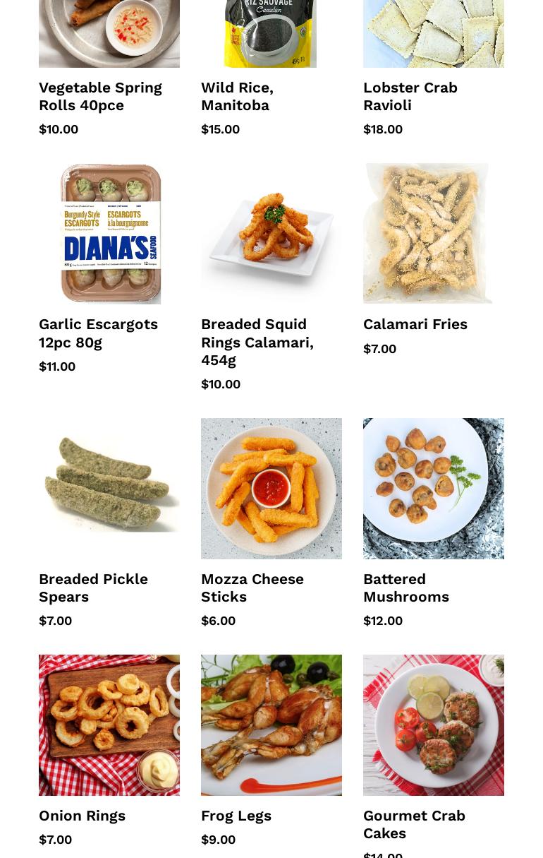 Gimli Fish Market Menu