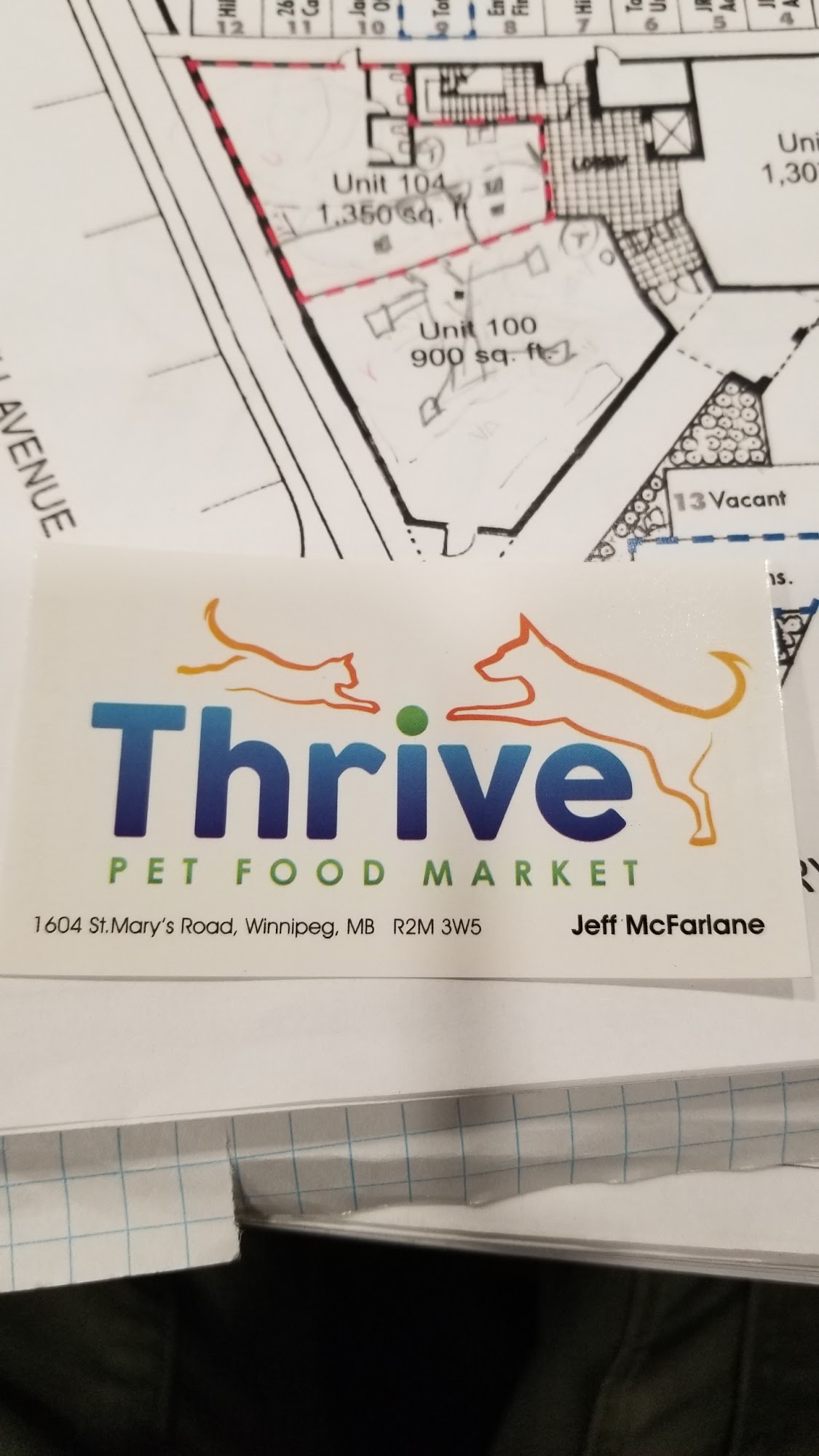 Thrive Pet Food Market Winnipeg