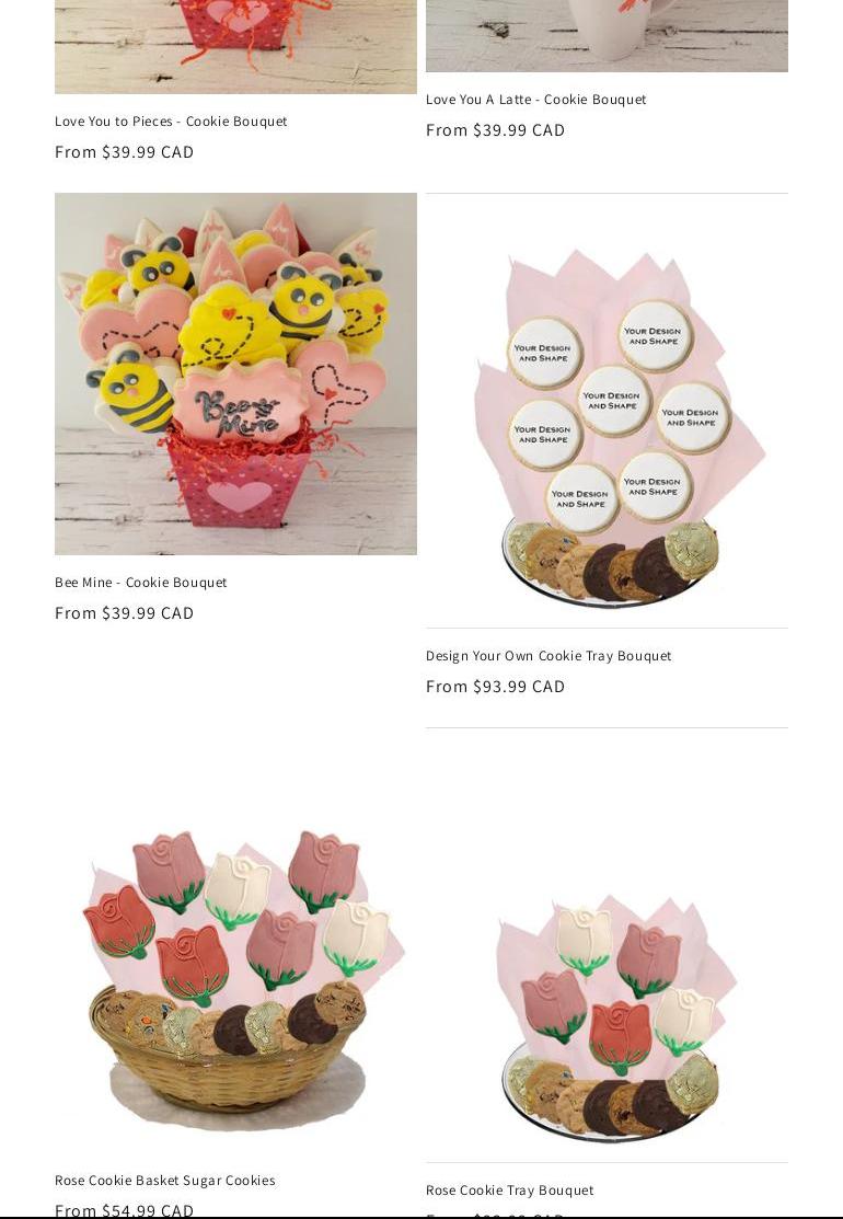 Extravagant Cookies Menu